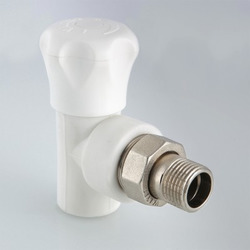 Клапан полипропиленовый со сгоном угловой VALTEC (VTp.718.V)