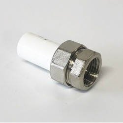 Муфта разборная м./п. PP-R РВ белый РосТурПласт